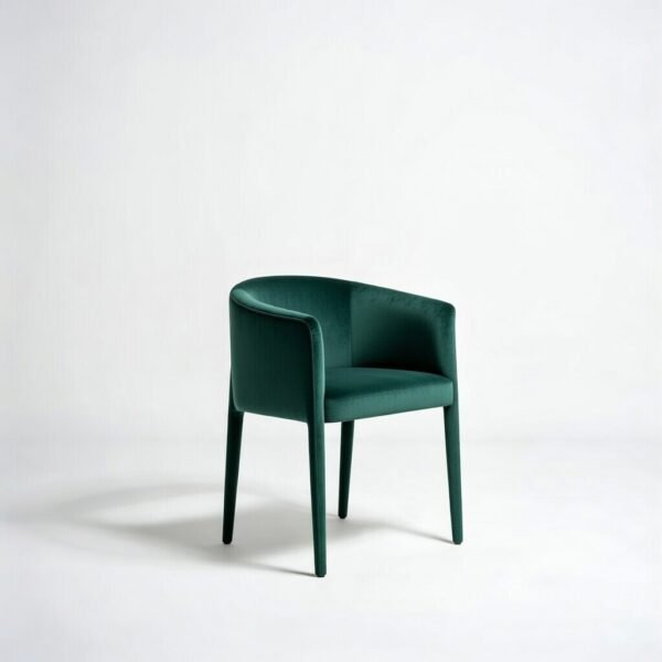 Modern Velvet Accent Armchair